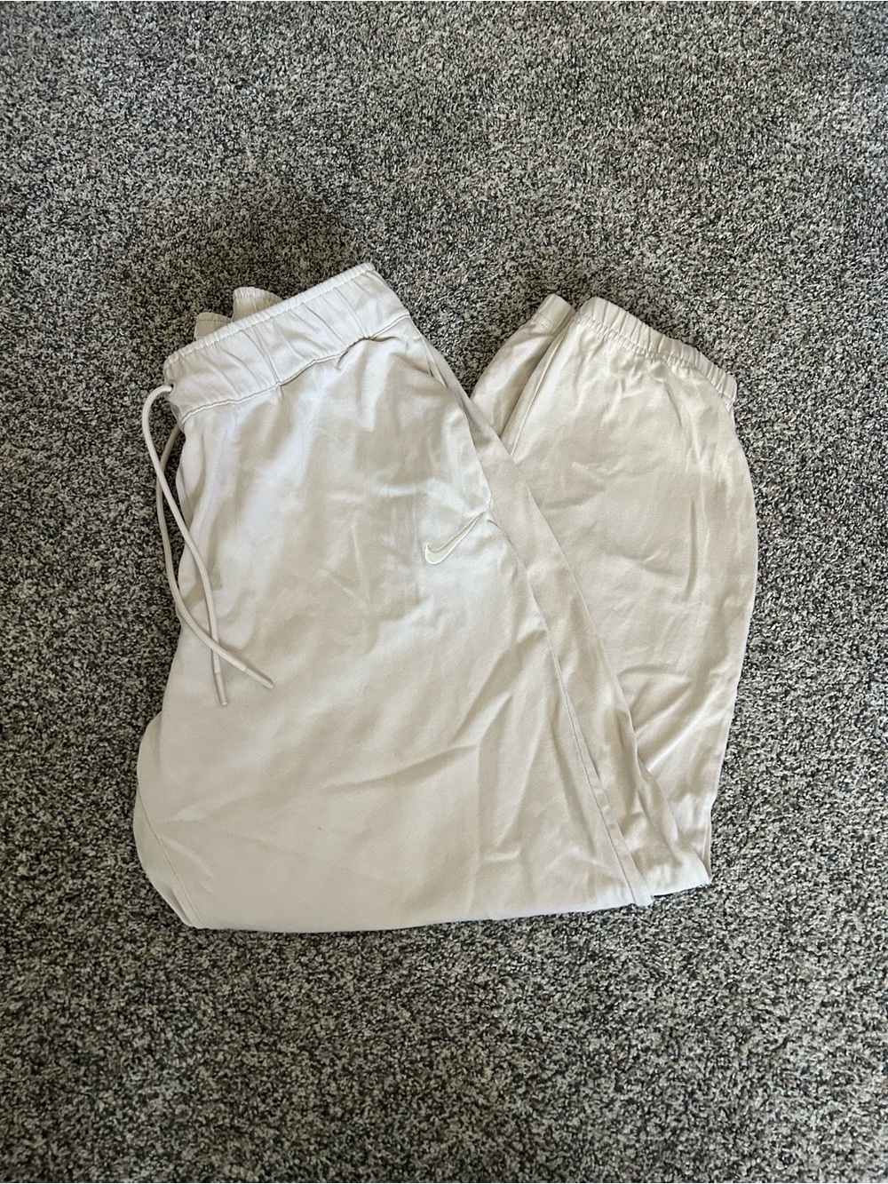 Nike Cream Color Joggers Womens